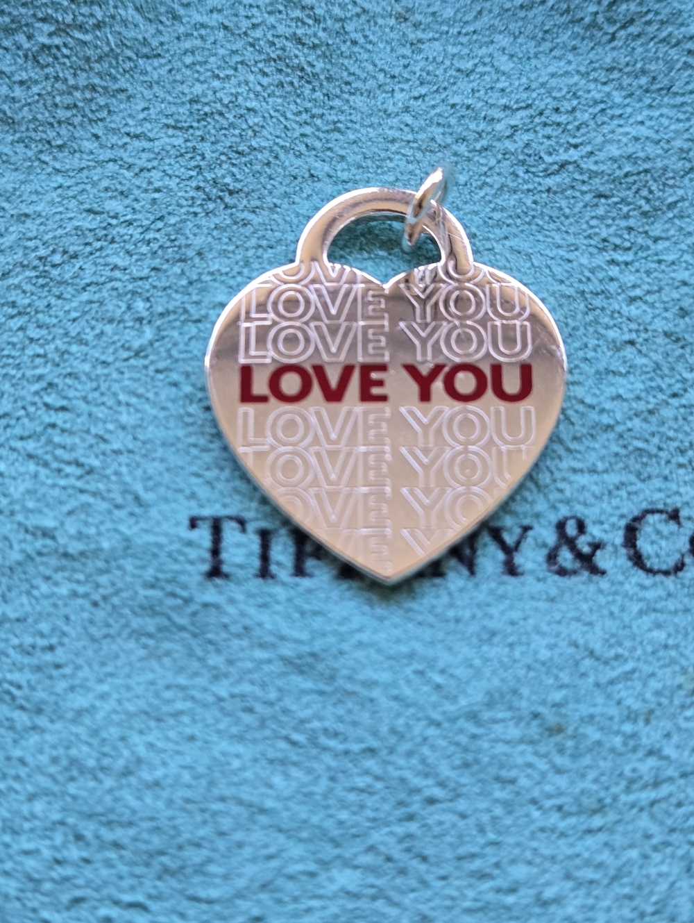 Tiffany & Co I love you Heart Tag - Picture 3 of 5